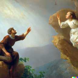 the discovery of gravity, painting by William-Adolphe Bouguereau generated by DALL·E 2